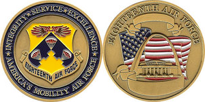 18th Air Force Office Coin
